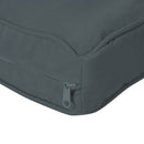 Outsunny Garden Rattan Sofa Set Polyester Cover Replacement No Cushion Grey