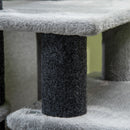 PawHut Dog Steps for Bed 4 Step Pet Stairs Cat House with Detachable Cover