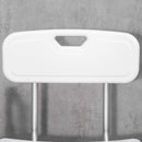 HOMCOM Adjustable Shower Stool with Suction Foot Pads for Elderly Disabled