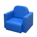 HOMCOM Kids Mini Sofa 2 In 1 Table Chair Set Children Armchair Seat Girl Boys