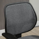 Vinsetto Drafting Chair Tall Office Stand Desk Chair with Foot Ring, Arm, Wheel