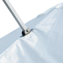 Outsunny 3 x 3(m) Roma Parasol Square Cantilever Umbrella w/ Crank & Tilt White