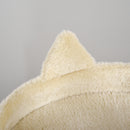 PawHut 4 Tiers 104cm Cat Tree w/ Scratching Posts Perches  Hanging Ball, Beige
