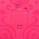 HOMCOM 36 Pcs Kids Vanity Dressing Table w/ Stool Lights Music Bright Red+Pink