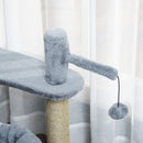 PawHut 87 cm Cat Tree Tower Activity Centre w/ Condo Scratcher Perch Ball Toy