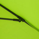 Outsunny 2.7M Patio Umbrella Outdoor Sunshade Canopy w/ Tilt and Crank Green