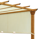 Outsunny Outdoor Retractable Pergola Gazebo Garden Sun Shade Canopy Shelter