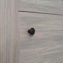 kleankin Bathroom Vanity Unit with Basin, Wall Mounted Wash Stand, Grey