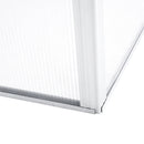 Outsunny Outdoor 2 Level Adjustable Roof Cold Frame Greenhouse Aluminium Frame