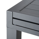 Outsunny Extendable Garden Table 10 Seater for Lawn Balcony and Backyard Grey