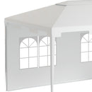 Outsunny 3 x 4 m Garden Gazebo Outdoor Canopy Marquee Party Tent White