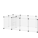PawHut Pet Playpen, 18 Panels DIY Small Animal Cage, for Guinea Pigs, Hegehogs