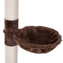 PawHut Floor to Ceiling Cat Tree for Indoor Cats 5-Tier Kitty Tower Brown