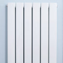 HOMCOM 46 x 160cm Double Panel Vertical Radiator, Water-filled Heater, White