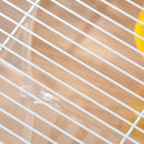 PawHut Portable 2 Storey Hamster Cage w/Running Wheel Drinker Feeding Bowl