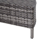 Outsunny 5PCS Garden Rattan Wicker Sofa Outdoor Patio Furniture Set w/ Pillow