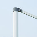 Outsunny 3 x 3(m) Roma Parasol Square Cantilever Umbrella w/ Crank & Tilt White
