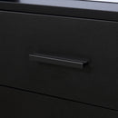 Vinsetto Printer Stand Mobile Office Storage Cabinet W/ Shelves Drawers, Black