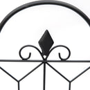 Outsunny 5PCs Decorative Garden Fencing Metal Border Edging