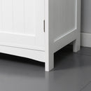 kleankin Pedestal Under Sink Cabinet, Bathroom Storage Vanity Unit, White