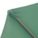 Outsunny Cantilever Roma Parasol 360° Rotation w/ Hand Crank & Base, Green