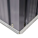 Outsunny Pend Garden Storage Shed w/ Sliding Door Ventilation Window Sloped Roof