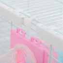 PawHut Hamster Cage w/ Tunnel Tube, Detachable Bottom, Ramps, Exercise Wheel