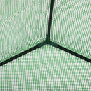 Outsunny Walk-in Greenhouse with Shelves, Outdoor Green House, 143x73x195cm