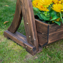 Outsunny 3-Tier Raised Garden Bed Freestanding Vertical Wooden Flower Rack