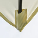 Outsunny 3x2m Patio Parasol Canopy Tilt Crank 6 Ribs Sun Shade Garden White
