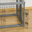 PawHut Dog Play Pen 6 Panel Pet Playpen Foldable Rabbit Guinea Pig Run w/ Door