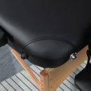 HOMCOM Salon Portable Folding Massage Table Bed Tattoo Therapy  Couch 2 Section