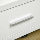 HOMCOM TV Stand for TVs up to 45" TV Cabinet W/ Storage Drawer High Gloss White