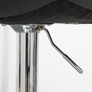 HOMCOM Bar Stools Set of 2 Adjustable Counter Barstools W/ Footrest Grey