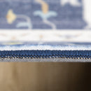 HOMCOM Area Rugs for Bedroom, Vintage Floral Large Carpet, 160x230cm, Blue