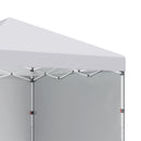 Outsunny 3x3 (M) Pop Up Gazebo Party Tent w/ 2 Sidewalls, Weight Bags, White