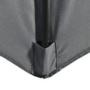 Outsunny Outdoor Market Table 3(m) Parasol Umbrella Sun Shade with 8 Ribs, Grey