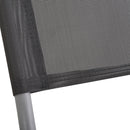 Outsunny Set of 2 Outdoor Recliner Portable Lounge Chairs Adjustable Backrest