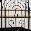 PawHut Metal Bird Cage Small w/ Perch Food Container Handle for Finch Canary