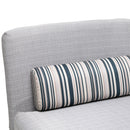 HOMCOM Single Folding 5 Position Convertible Sleeper Chair Sofa Bed Grey, Silver