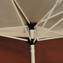 Outsunny 3m x 6m Pop Up Gazebo Party Tent Canopy Marquee with Storage Bag Coffee