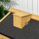 PawHut Rabbit Hutch Outdoor Bunny Cage w/ Run, Removable Tray, 120 x 55.5 x 80cm