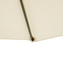 Outsunny 3(m) Cantilever Parasol Banana Umbrella w/ Crank & Tilt, Beige