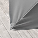 Outsunny 3(m) Cantilever Roma Parasol w/ Crank & Tilt, 360°Rotating, Light Grey