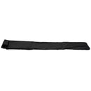 Outsunny 2 Pieces Outdoor Beach Mat Steel Reclining Chair Set w/ Pillow Black