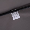 Outsunny Patio Umbrella Parasol Sun Shade Garden Aluminium Grey 2.7M