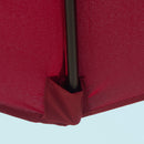 Outsunny Patio Umbrella Parasol Sun Shade Garden Aluminium Wine Red 2.7M