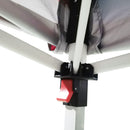 Outsunny 3x3(M) Pop Up Gazebo Canopy Tent w/ 1 Sidewall Carrying Bag White