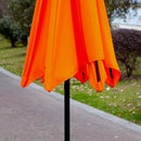 Outsunny Patio Umbrella Parasol Sun Shade Garden Aluminium Orange 2.7M