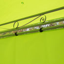 Outsunny 3x3m Garden Metal Gazebo Marquee Patio Party Tent Canopy Shelter